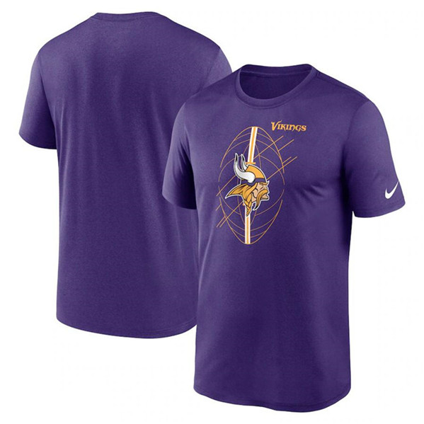 Men's Minnesota Vikings Purple Legend Icon Performance T-Shirt